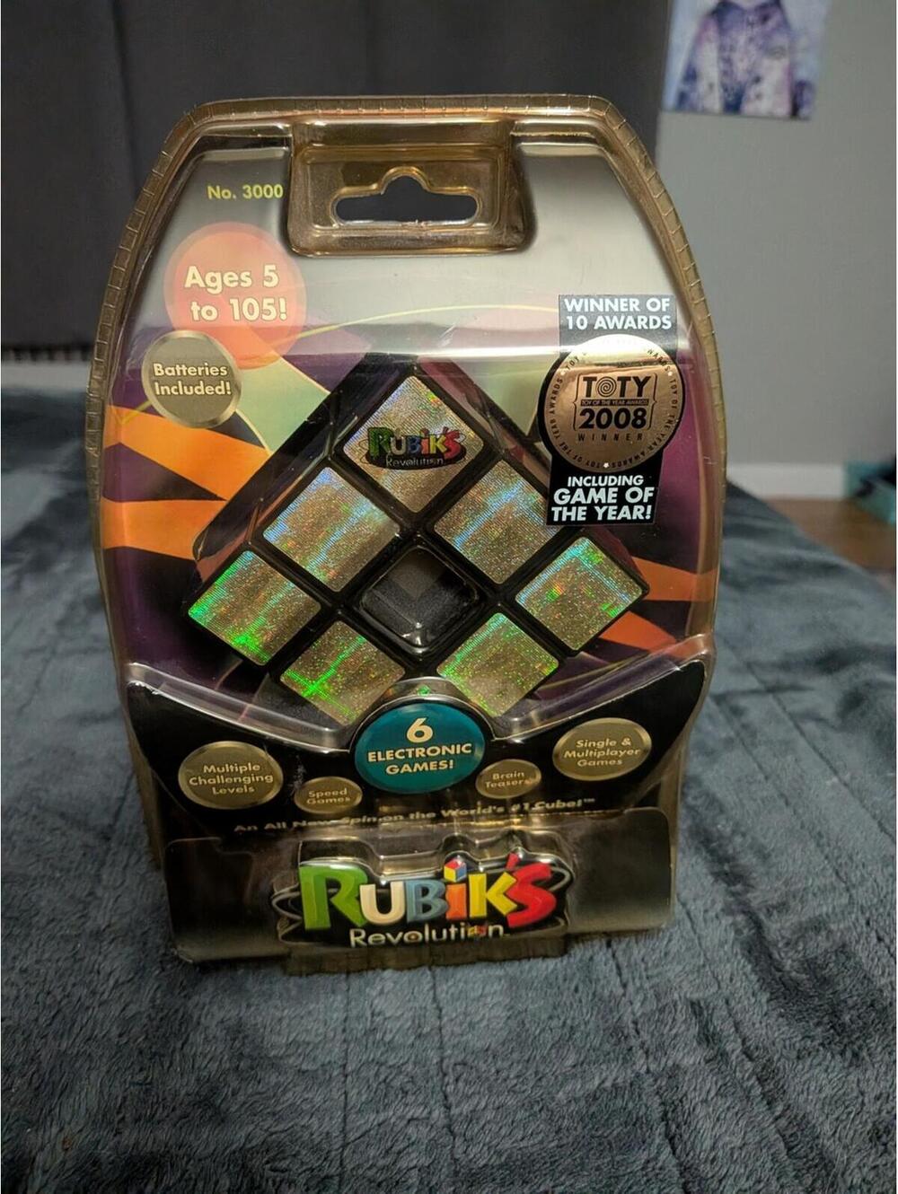 VTG 2008 Rubik’s Revolution Electronic Cube NEW Sealed TOTY Award Toy NIB Rare